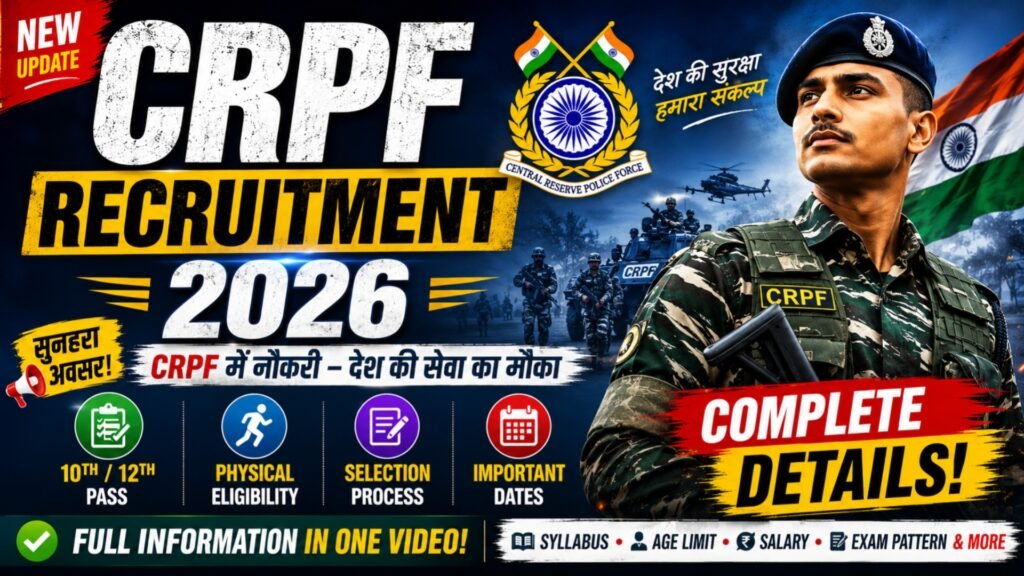 CRPF Constable Recruitment 2026